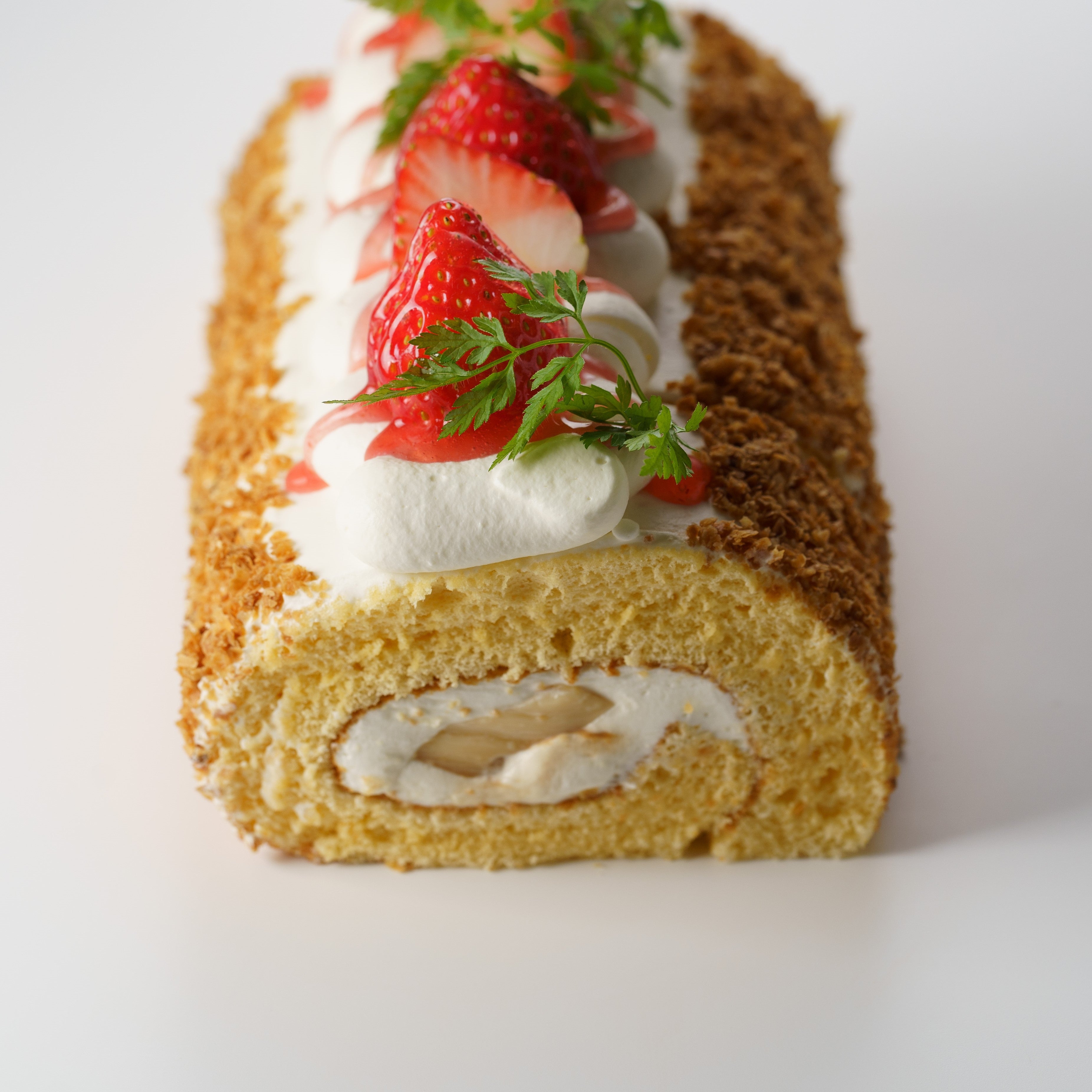 プリンロールケーキ