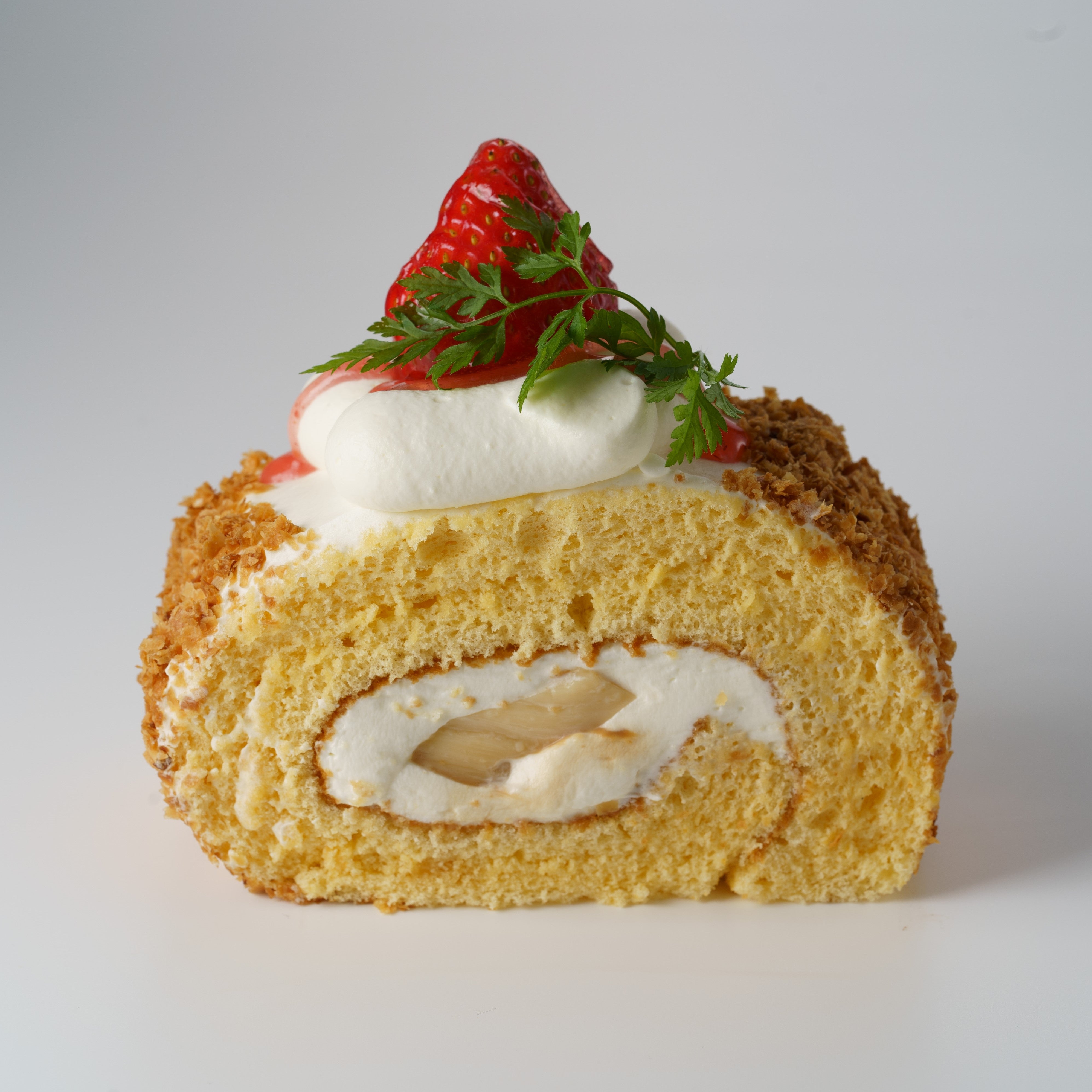 プリンロールケーキ