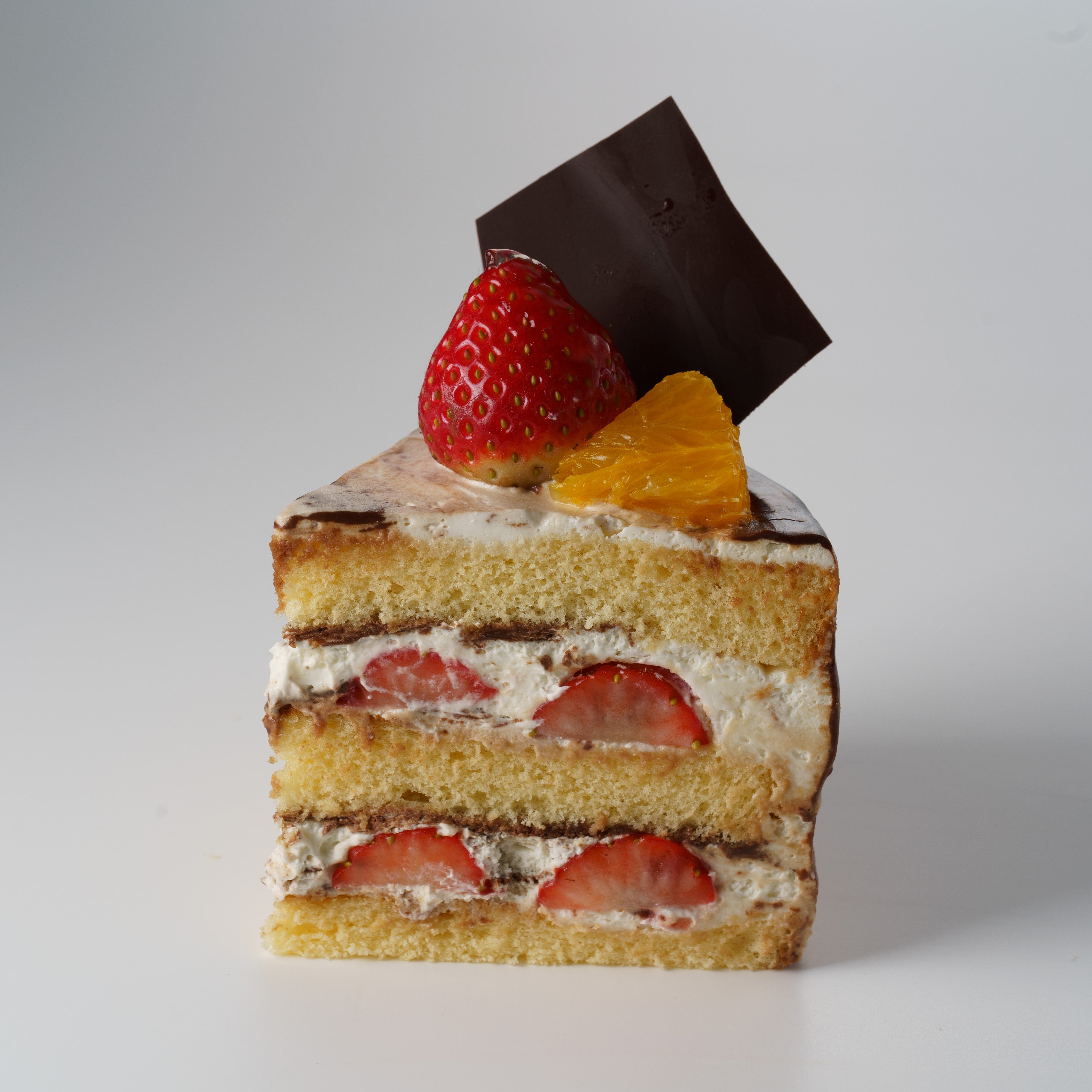 チョコマーブルデコレーションケーキ